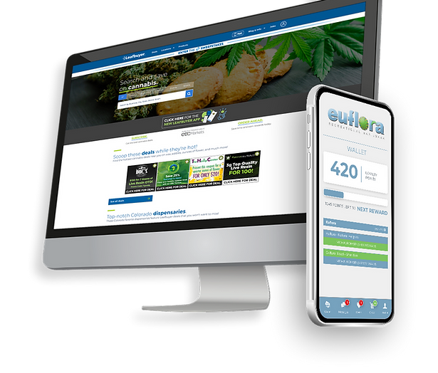 Dispensary website and mobile loyalty app