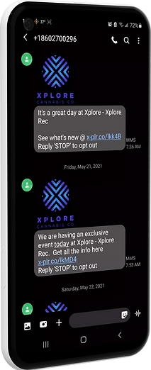 SMS text and MMS picture message marketing